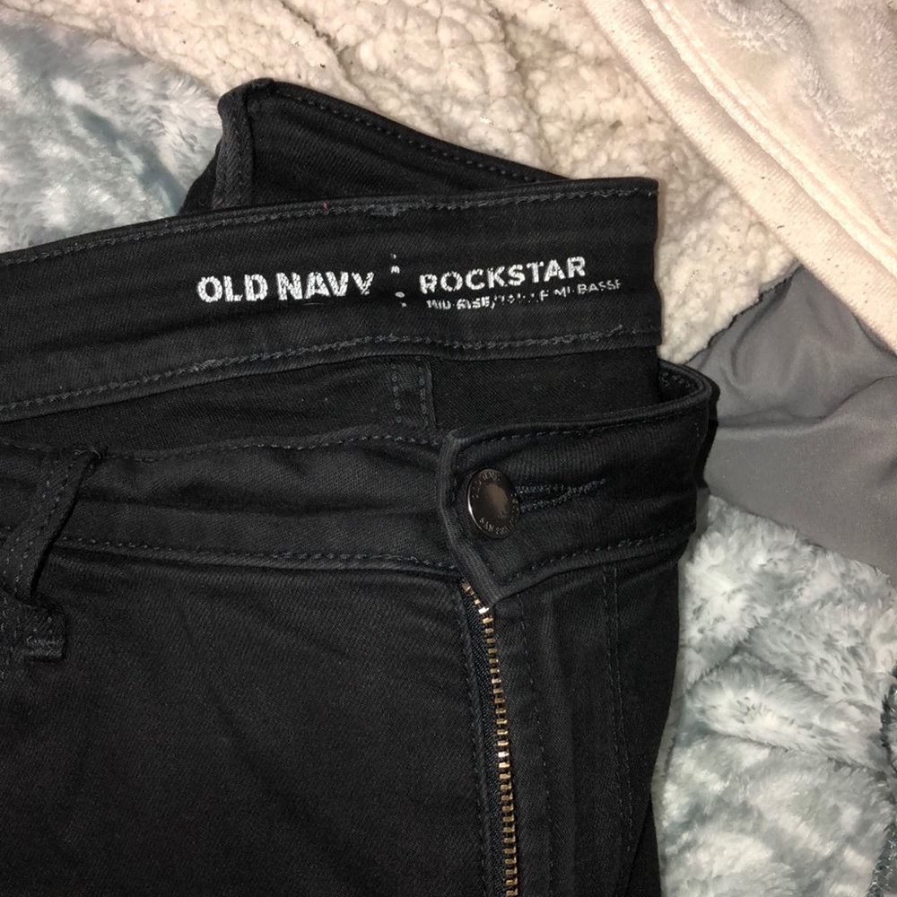 Ripped black jeans